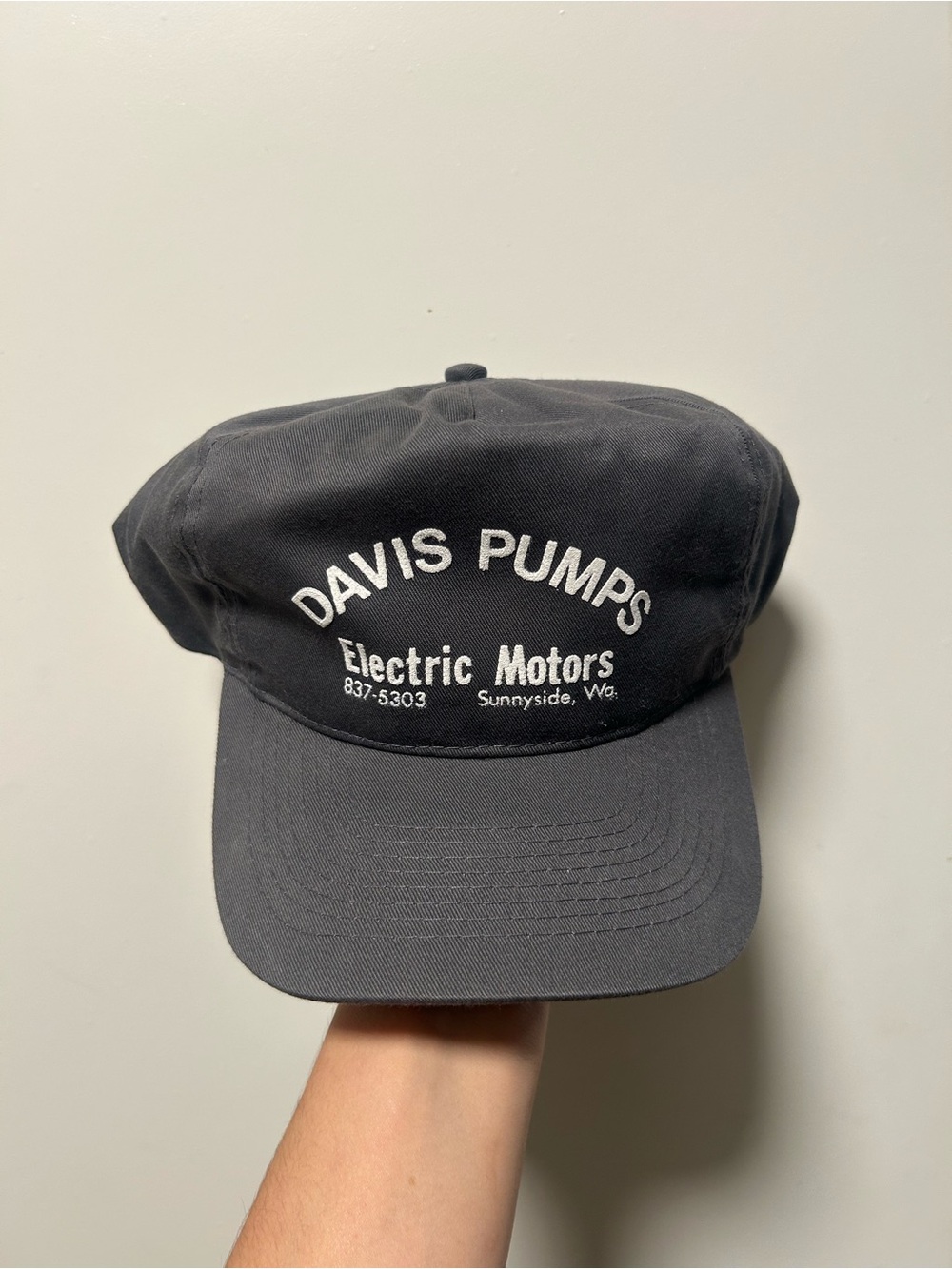 Electric Motors Embroidered Cap - Black